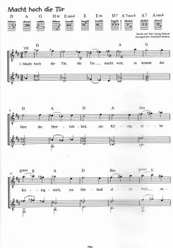 Wolters, Burkhard: Alles Gitarre! - Weihnachtslieder für 1-2 Gitarren, Noten Beispiel
