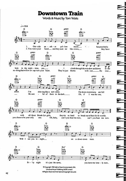 101 His for Ukulele - The Red Book, Songbook sample