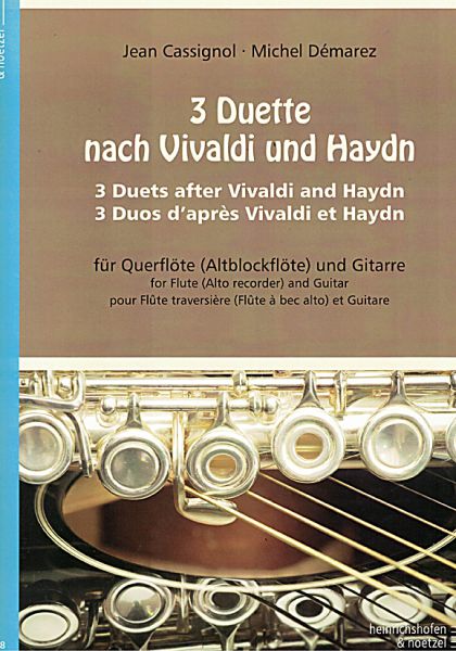 3 Duette nach Vivaldi und Haydn für Flöte (Altblöckflöte) und Gitarre, Noten