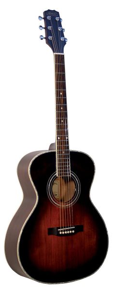Kirkland Akustikgitarre CLS brownburst, massive Fichtendecke