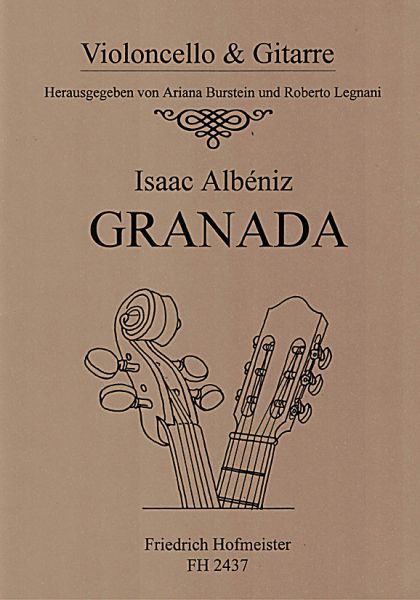 Albeniz, Isaac: Granada from Suite Espanola op. 47 for Cello and Guitar, sheet music