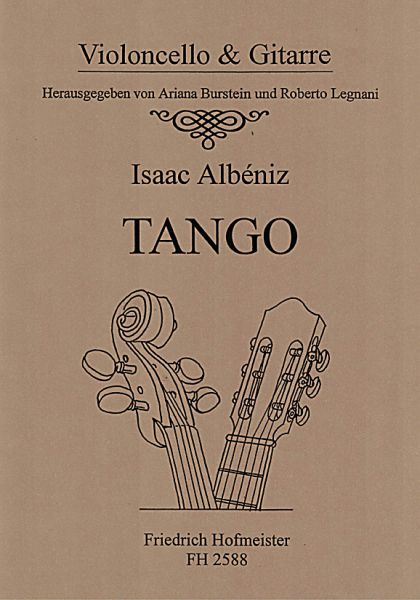 Albeniz, Isaac: Tango from Espana op. 165 for Cello and Guitar, sheet music