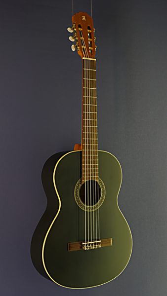 Classical Guitar Alhambra, Modell 1C Black Satin, black finished guitar