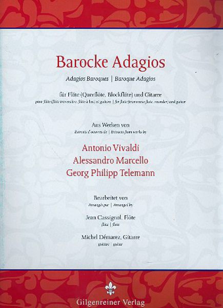 Baroque Adagios for Flute and Guitar