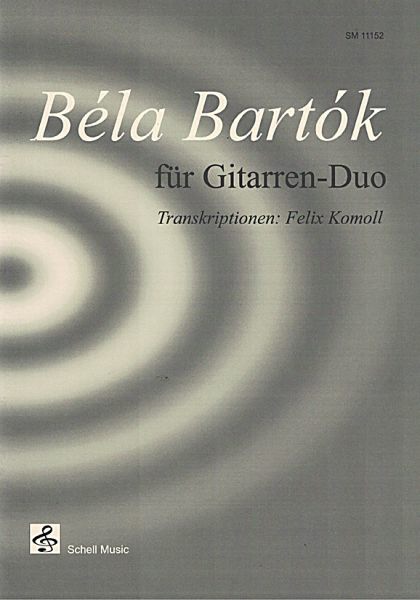 Bartok für Gitarre Duo, Noten - aus Mikrokosmos