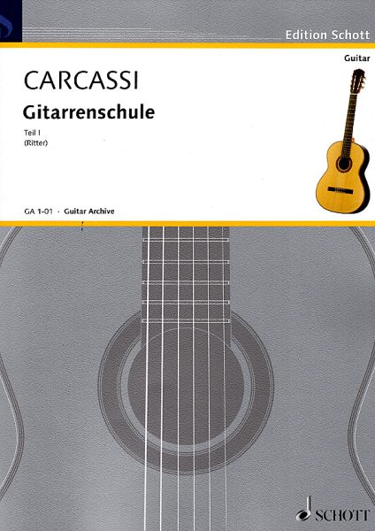 Carcassi, Matteo: Gitarrenschule 1, Noten, Lehrwerk