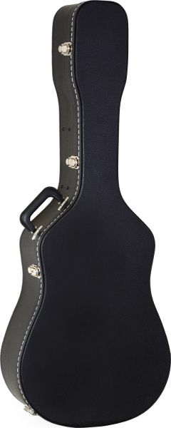 Gitarrenkoffer für Westerngitarre, schwarz, Akusitkgitarren Koffer