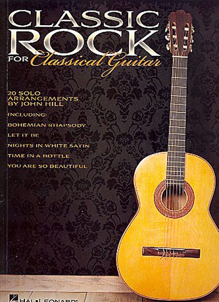 Classic Rock for Classical Guitar solo, sheet music