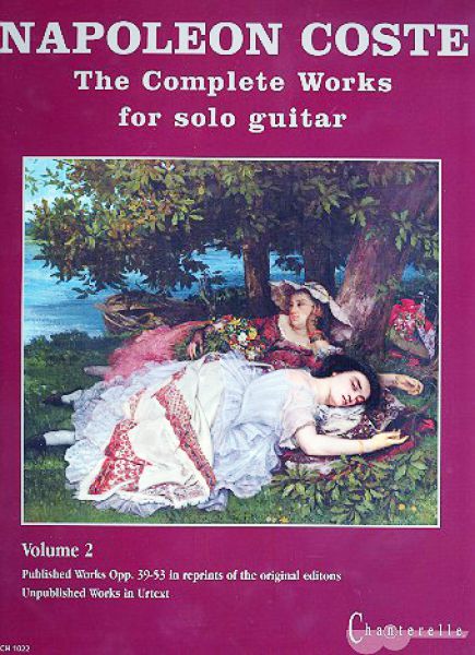 Coste, Napoléon: The Complete Works Vol.2, Noten für Gitarre solo