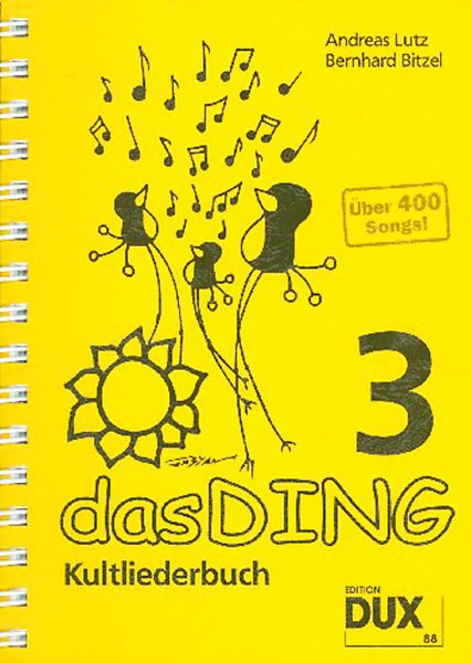 Das Ding Band 3, Songbook, Kultliederbuch