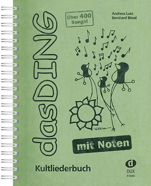 Das Ding Band 1 - Songbook, Kultliederbuch mit Noten
