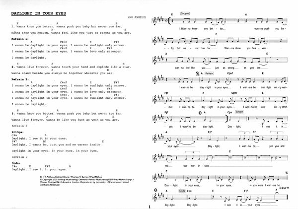 Das Ding 2 with notes - Songbook for guitar, melody, lyrics and chords sample