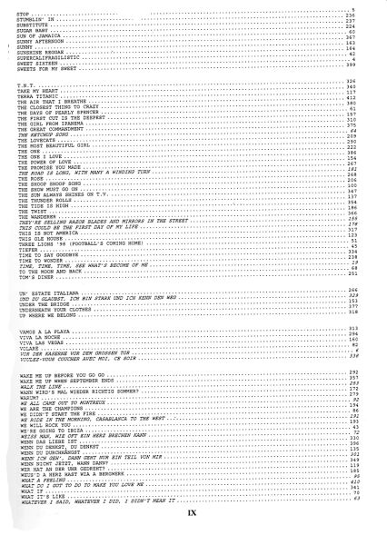 Das Ding 3 without notes, Songbook for Guitar, lyrics and chords content