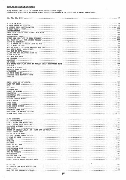 Das Ding 3 without notes, Songbook for Guitar, lyrics and chords content