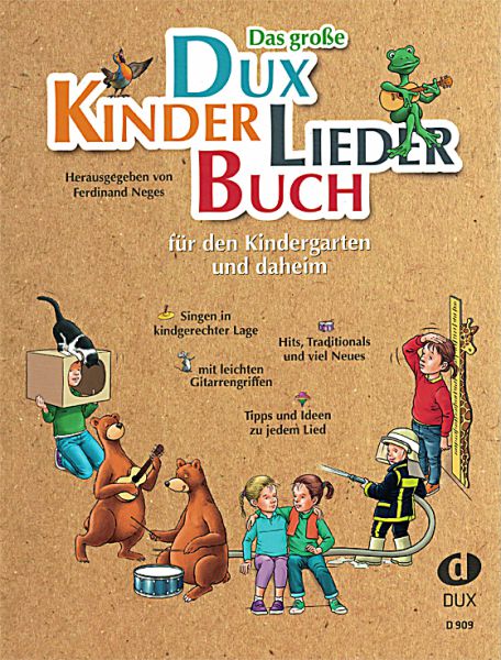 Das Große Dux Kinderliederbuch - Children`s Songs for Guitar accompaniment, songbook