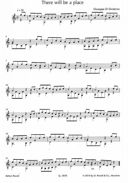 Di Girolamo, Giuseppe: Letters for You, guitar sheet music