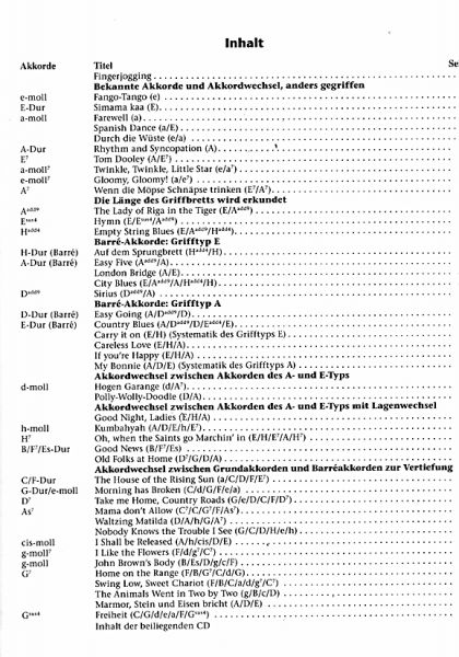 Diedrich, Michael: Semmelrockin, Barré Technique, Guitar Method content