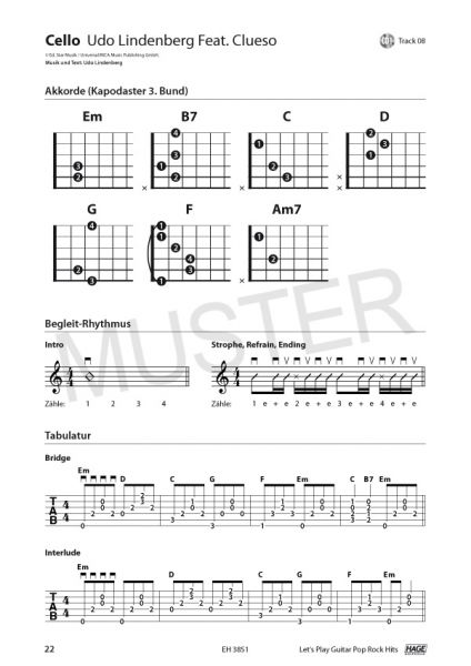 Let`s Play Guitar Songbook 1, Alexander Espinosa Beispiel