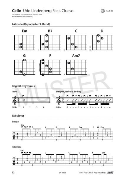 Let`s Play Guitar Songbook 1, Alexander Espinosa sample