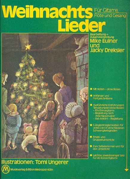 Eulner, Mike und Dreksler, Jacky: Weihnachtslieder - Christmas Songs for guitar