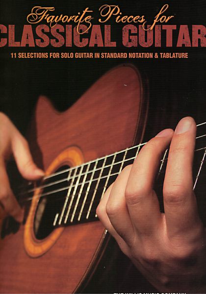 Favorite Pieces for Classical Guitar solo, sheet music