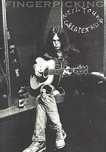 Fingerpicking Neil Young, Greatest His für Gitarre solo, Songbook in Noten und Tabulatur