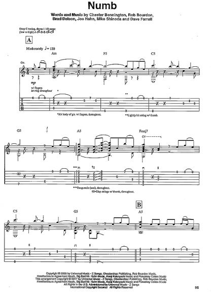 Presnyakov, Igor: Fingerstyle Anthology for guitar, sheet music sample