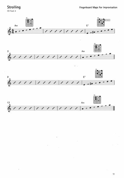 Fuchs, Manfred: Gypsy Jazz Step by Step, Gitarrenschule für Improvisiation im Gypsy Style Noten Tabulatur Besipiel