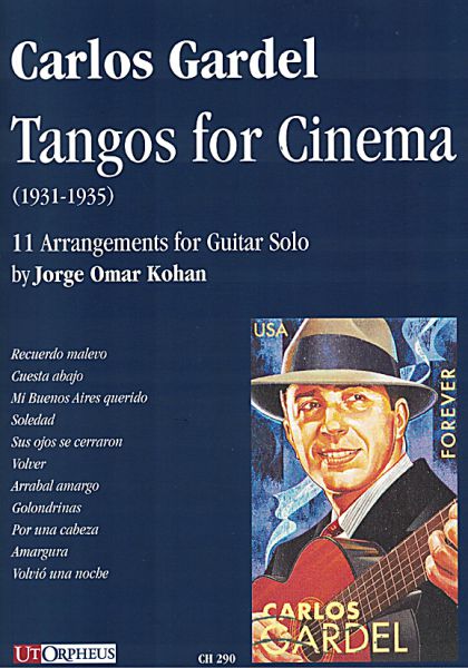 Gardel, Carlos: Tangos for Cinema for guitar solo, sheet music