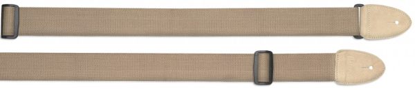 Guitar strap cotton, beige