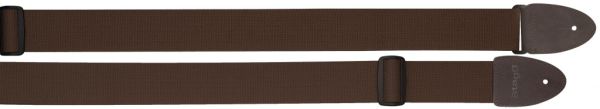 Guitar strap cotton, brown