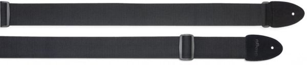 Guitar strap cotton, black