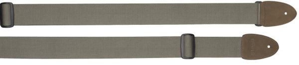 Guitar strap cotton, textured, khaki