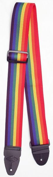 Gitarrengurt Nylon, rainbow, bunt