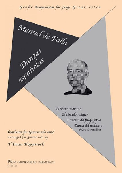 Great Composers for Young Guitarists: Falla, Manuel de: Danzas Espanolas for guitar solo - intermediate sheet music