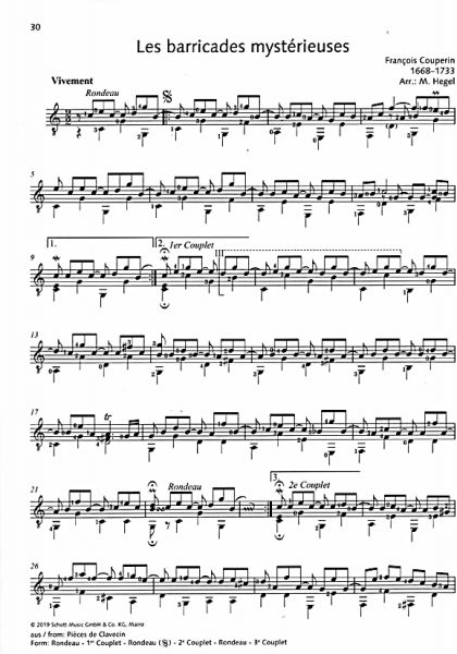 Guitarissimo - Asturias - 55 Pieces from 5 Centuries for Guitar solo, sheet music sample