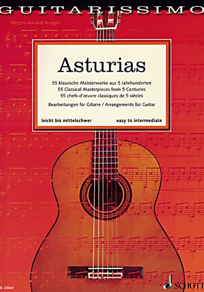 Guitarissimo - Asturias - 55 Pieces from 5 Centuries for Guitar solo, sheet music