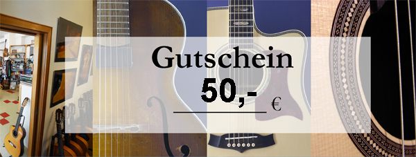 Coupon or gift voucher value 50 Euro