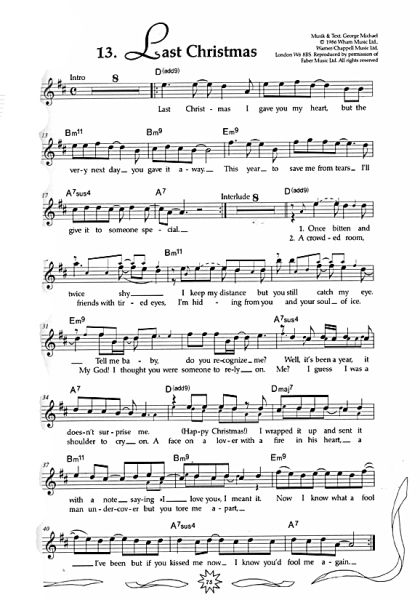 Harms, Wieland: Christmas Guitar, sheet music sample