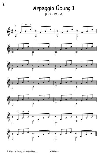 Hesse, Stephan: Gitarrenzauber Band 3 - Die Tirando-Schule, Guitar Method, language: German, sample 3