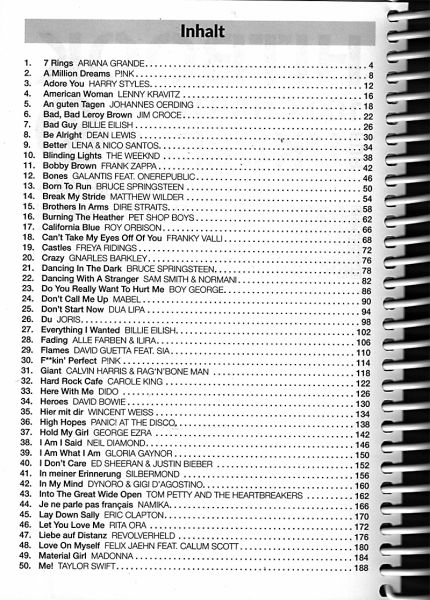 Hitbook 3 - 100 Charthits for Ukulele, Songbook, meloy, lyrics and chords content