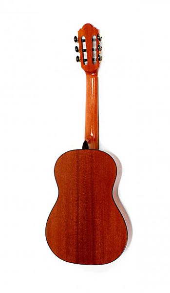 Children`s Guitar Höfner, Model HC504-1/2, 1/2-Guitar, scale 53 cm, with solid cedar top, back view