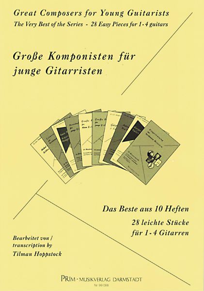 Hoppstock, Tilman: Great Composers for Youg Guitarists, Best of for 1-4 Guitars, sheet music