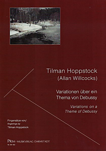 Hoppstock, Tilman (Willcocks, Allan): Variationen über ein Thema von Debussy für Gitarre solo, Noten