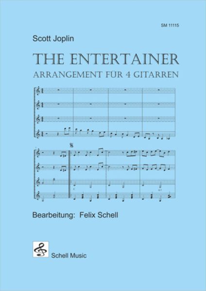 Joplin, Scott: The Entertainer for 4 Guitars