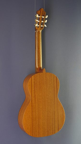 Klassische Gitarre Juan Aguilera, Modell E-1 matt, spanische Konzertgitarre, Rückseite