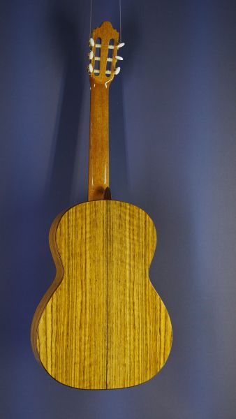Juan Aguilera, Estudio 3, spanische Konzertgitarre mit massiver Zederndecke, Mongoy an Zargen und Boden, klassische Gitarre, Rückseite