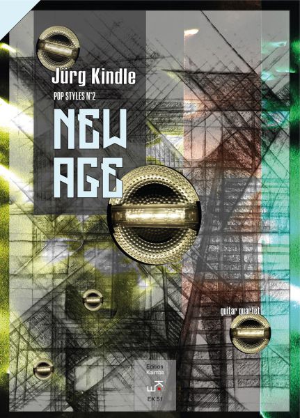 Kindle, Jürg: New Age, Pop Styles für 4 Gitarren, Noten