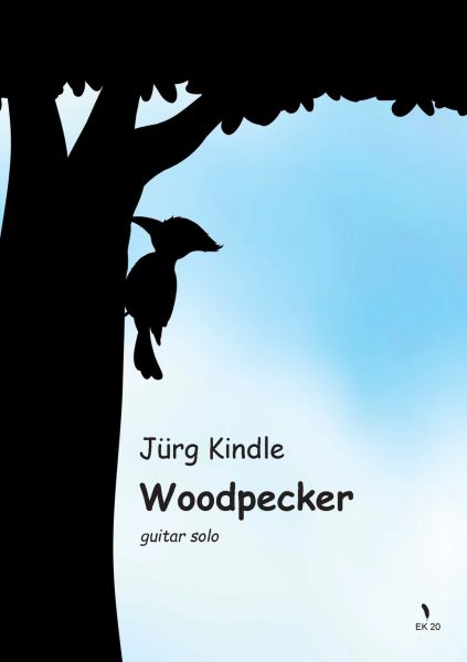 Kindle, Jürg: Woodpecker for guitar solo, sheet music