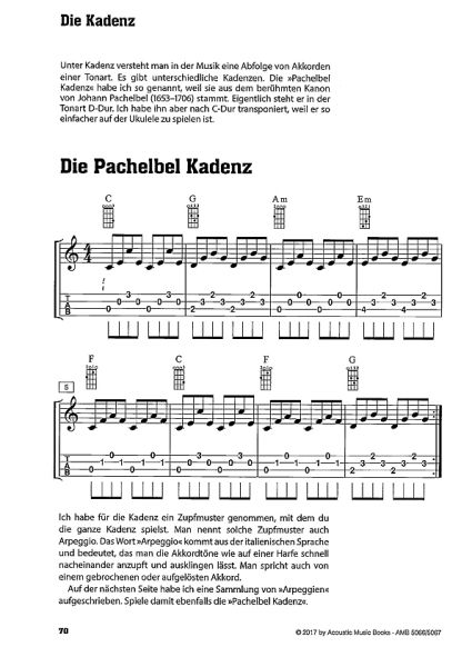 Knopf, Karl: Komm wir spielen Ukulele Vol. 2, Ukulele-Method for Kids, without or with CD sample